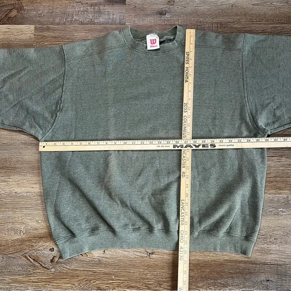 Men’s Vintage Heavy-Weight Wilson Athletics Crewneck - Picture 4 of 4